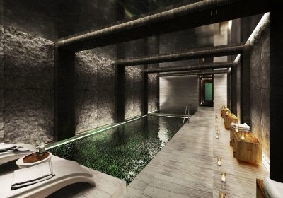 نمونه کار پیاده سازی و اجرای استخر در استخر ایده آل